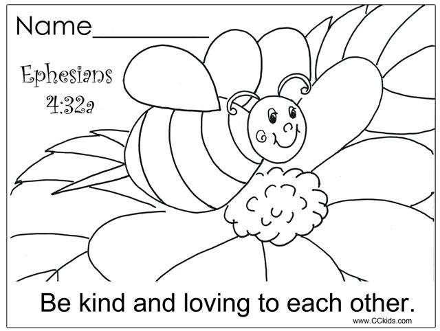 Bible Coloring Pages Toddlers