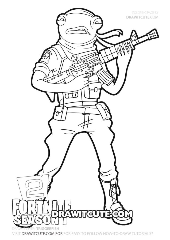 Coloring Pages Fortnite Midas