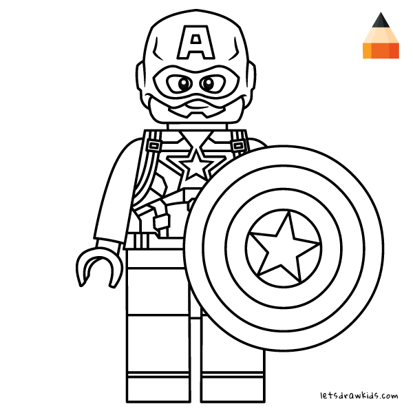 Lego Flash Coloring Pages