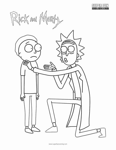 Coloring Book Rick And Morty Coloring Pages