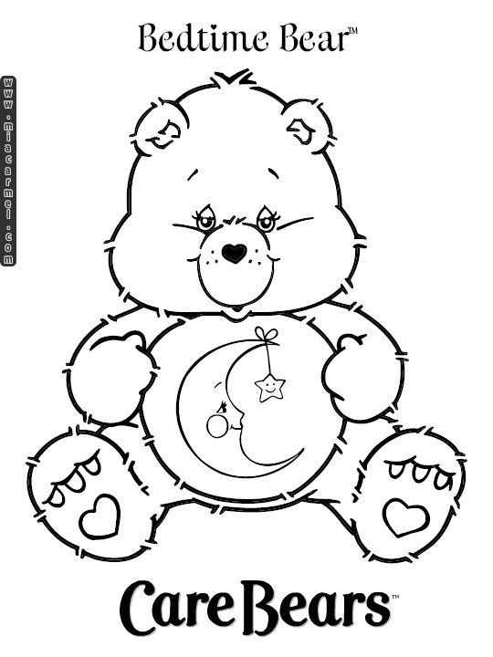 Bedtime Bear Care Bear Coloring Pages