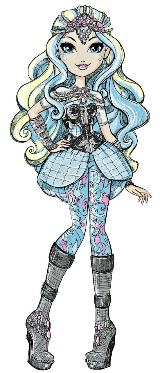 Ever After High Coloring Pages Daring Charming