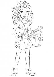 Lego Friends Coloring Pages Emma