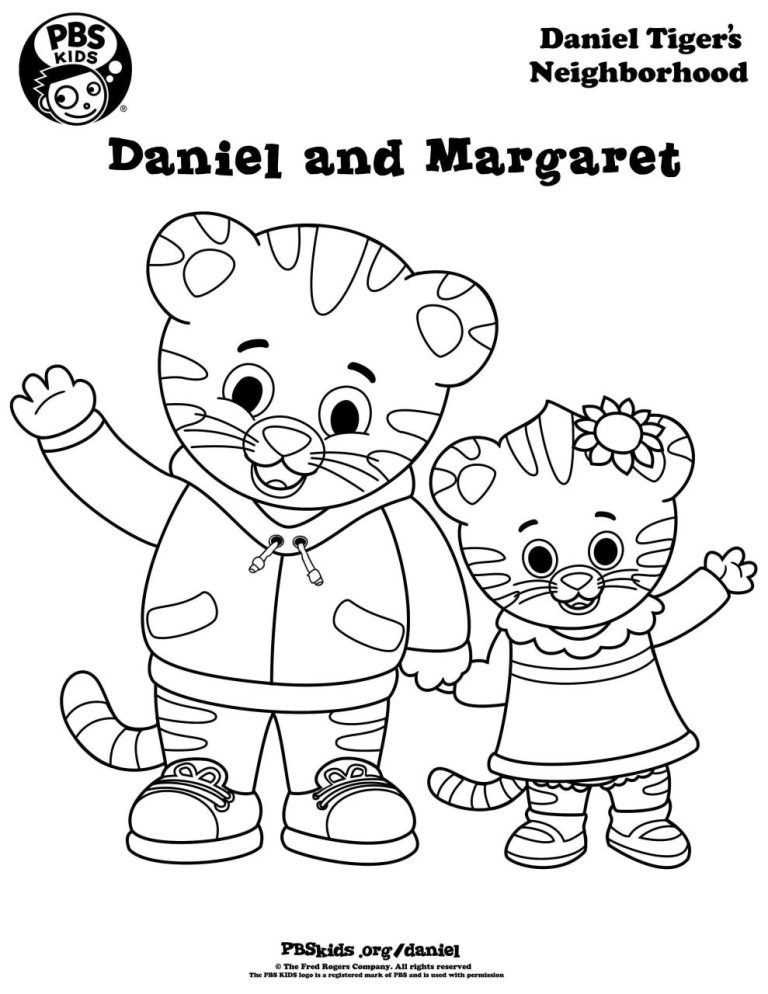 Happy Birthday Daniel Tiger Coloring Pages