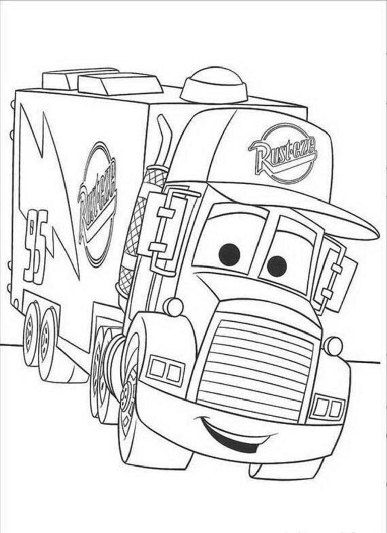 Mack Cars 3 Coloring Pages
