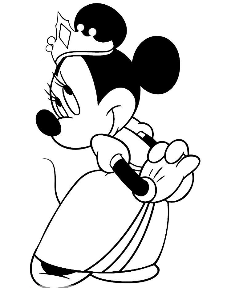 Minnie Mouse Pictures To Color