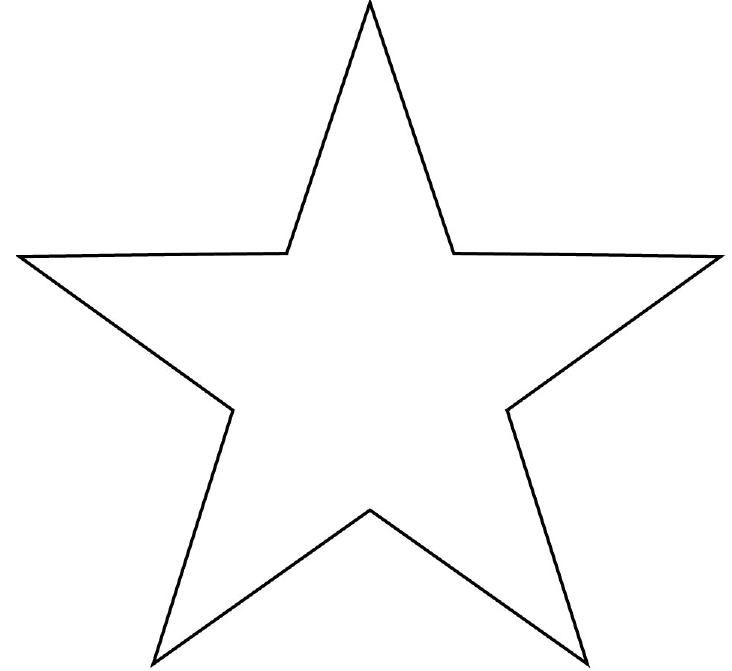 Printable Star Shapes To Cut Out