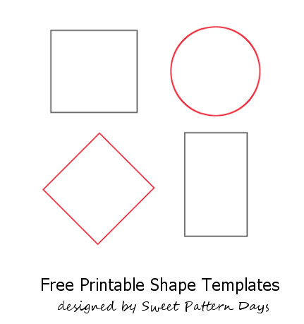 Printable Shapes Templates Free
