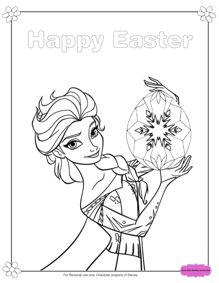Frozen Coloring Pages Printable