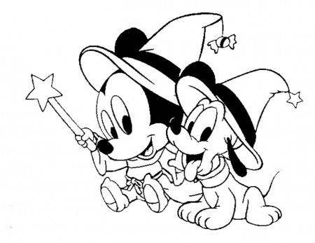 Halloween Mickey Mouse Clubhouse Coloring Pages