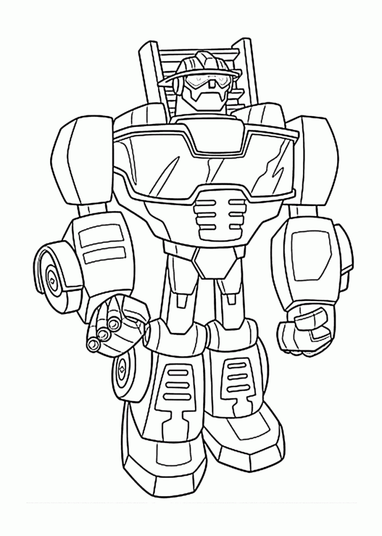 Rescue Bots Bumblebee Coloring Pages