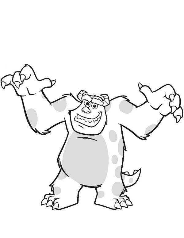 Mike Monsters Inc Coloring Pages