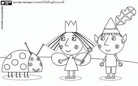 Ben And Holly Colouring Pages