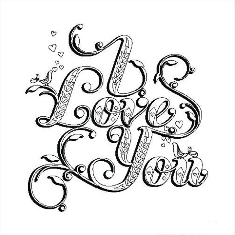 I Love You Coloring Pages For Boyfriend