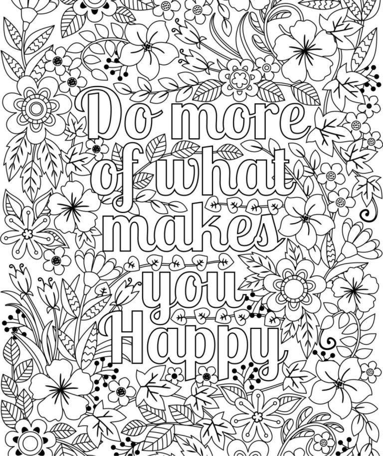 Happy Coloring Pages