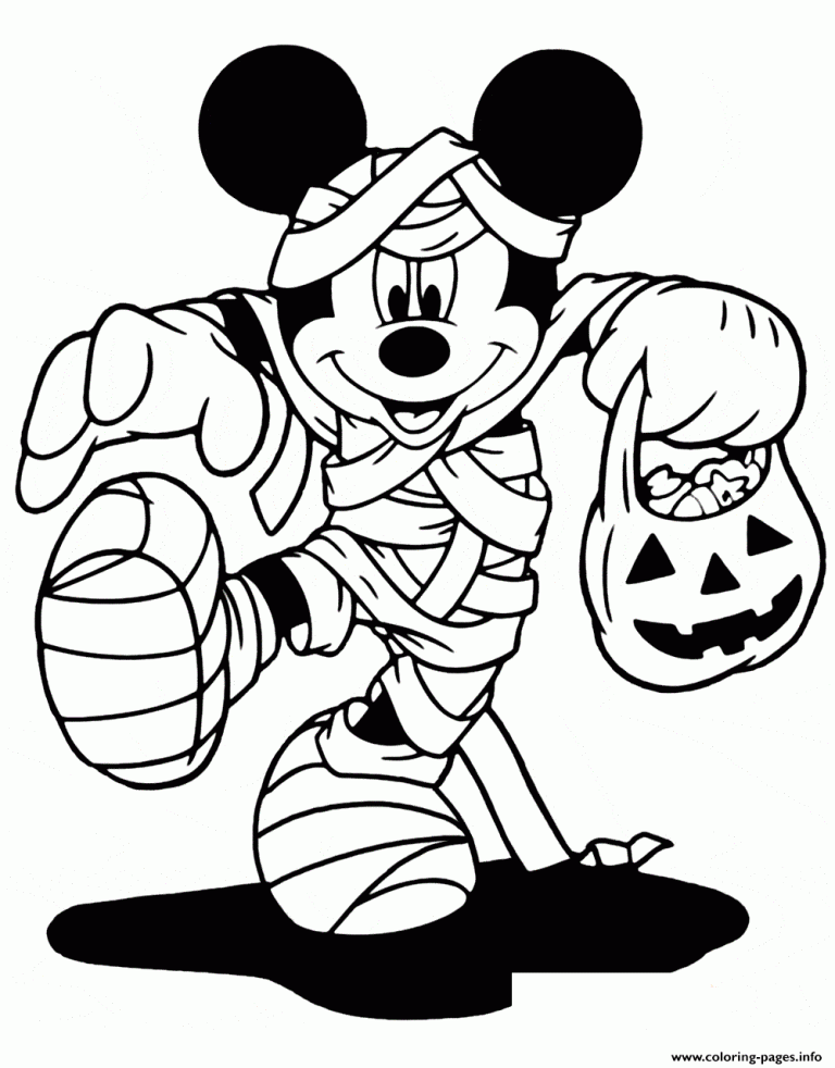 Mickey Coloring Pages For Adults