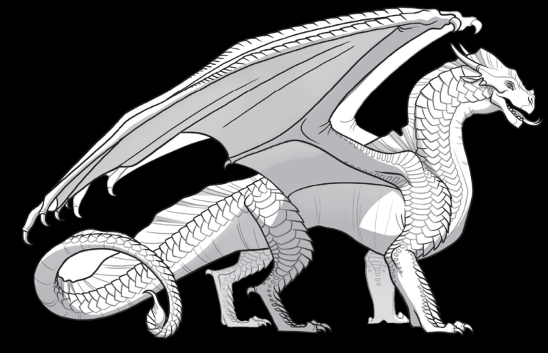 Wings Of Fire Coloring Pages Easy