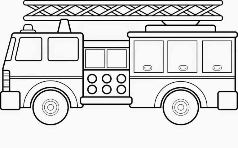 Fire Truck Coloring