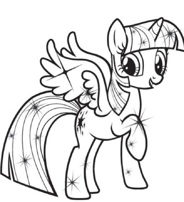 My Little Pony Coloring Pages Twilight Sparkle