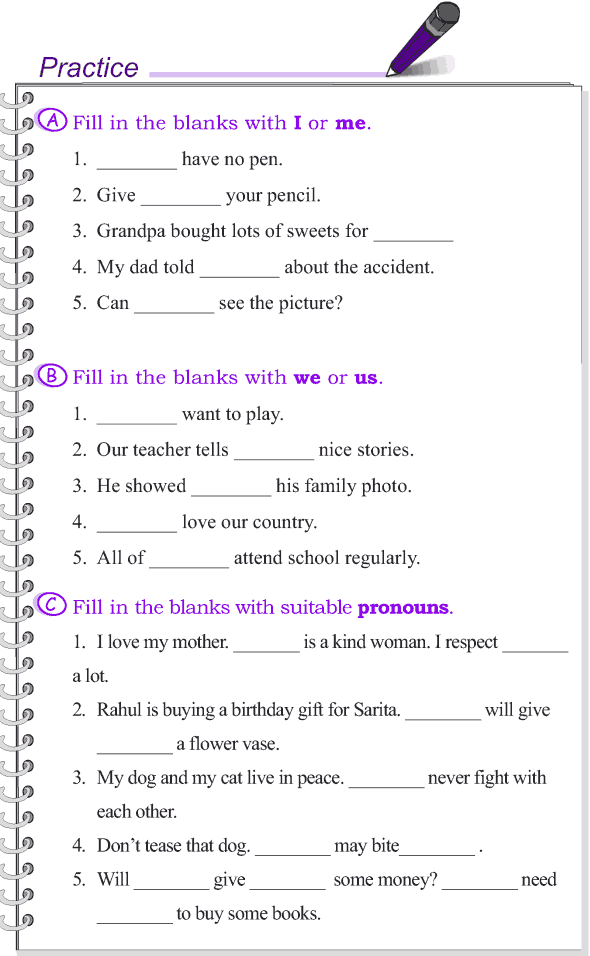 Grade 4 English Grammar Worksheets With Answers