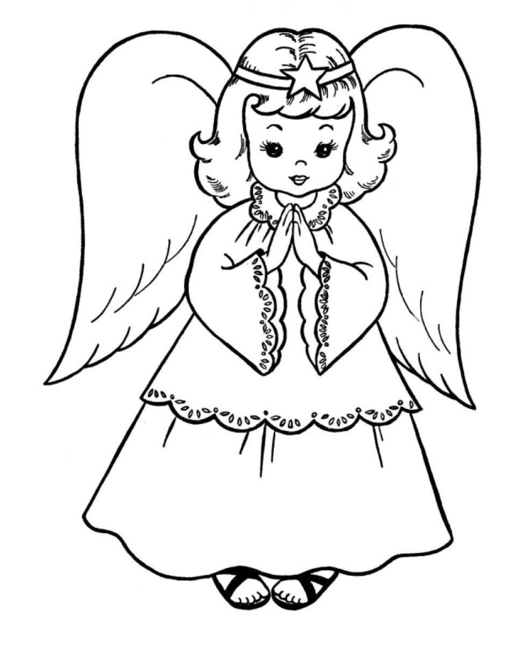 Angel Coloring Pages To Print