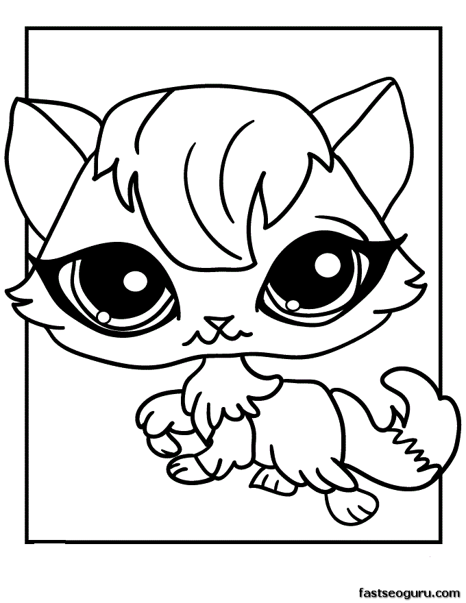 Cute Lps Coloring Pages