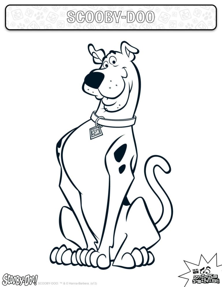 Scooby Doo Coloring Pages Fred