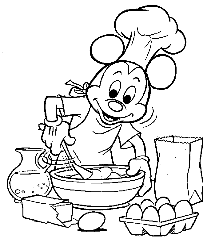 Cooking Coloring Pages
