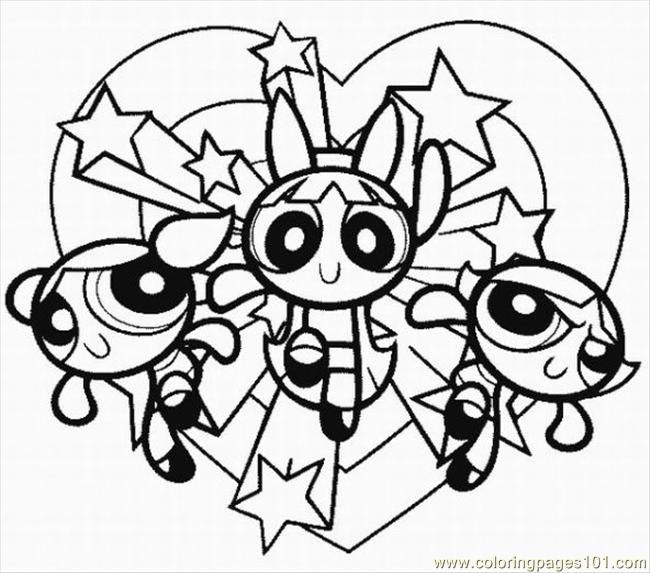 Powerpuff Girls Coloring Pages Printable