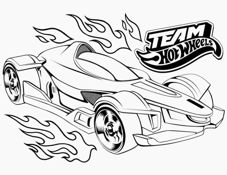 Race Car Coloring Pages For Adults