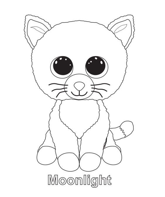 Beanie Boo Coloring Pages Dog