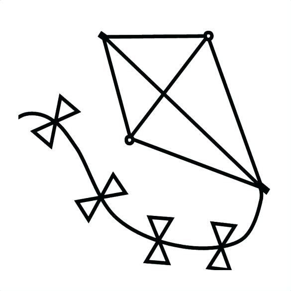 Kite Coloring Page