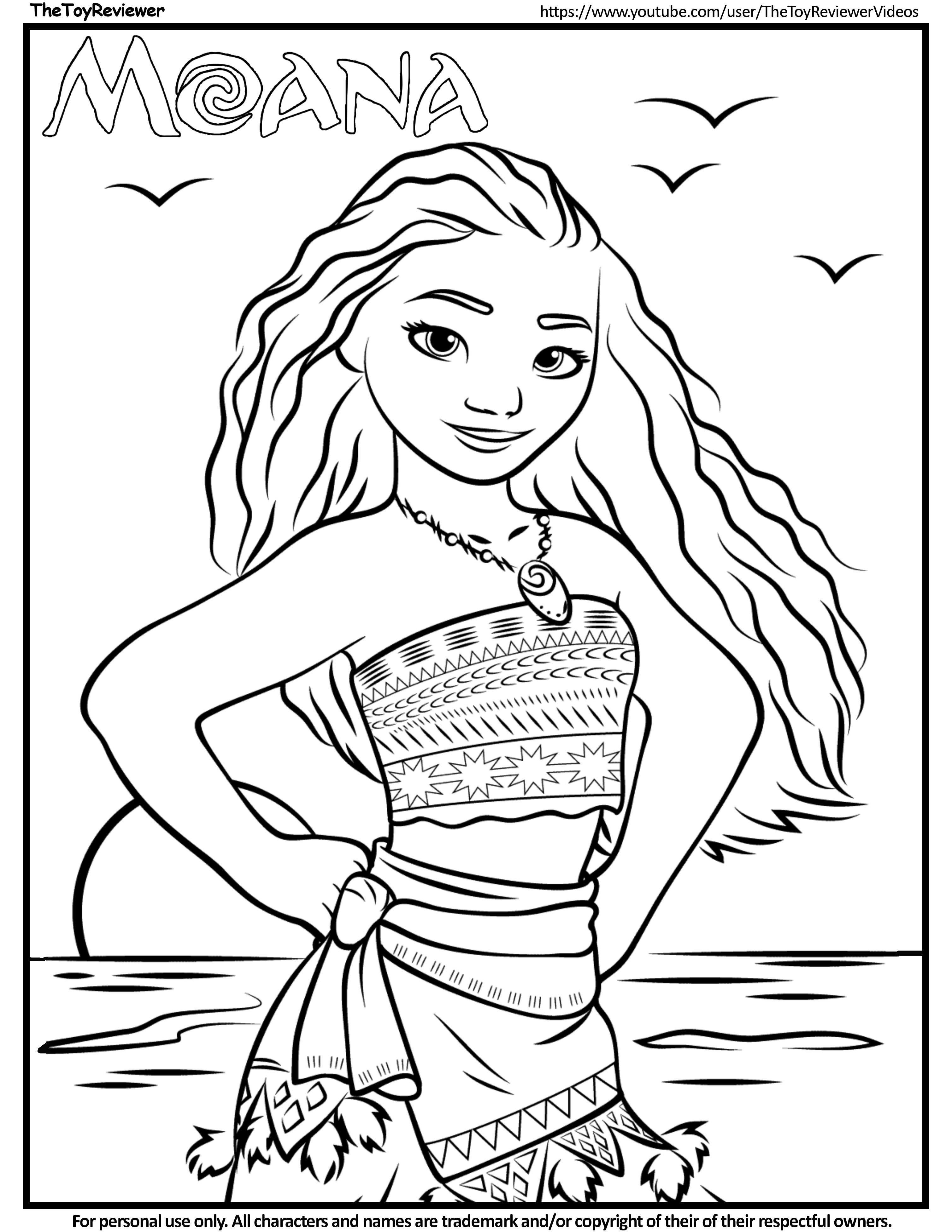 Here is the Moana Coloring Page! Click the picture to see my coloring