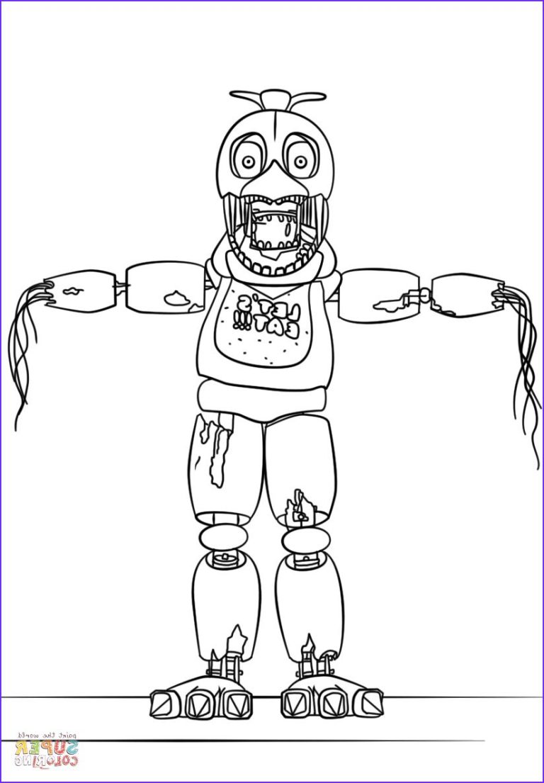 Five Nights At Freddy's Coloring Pages Printable