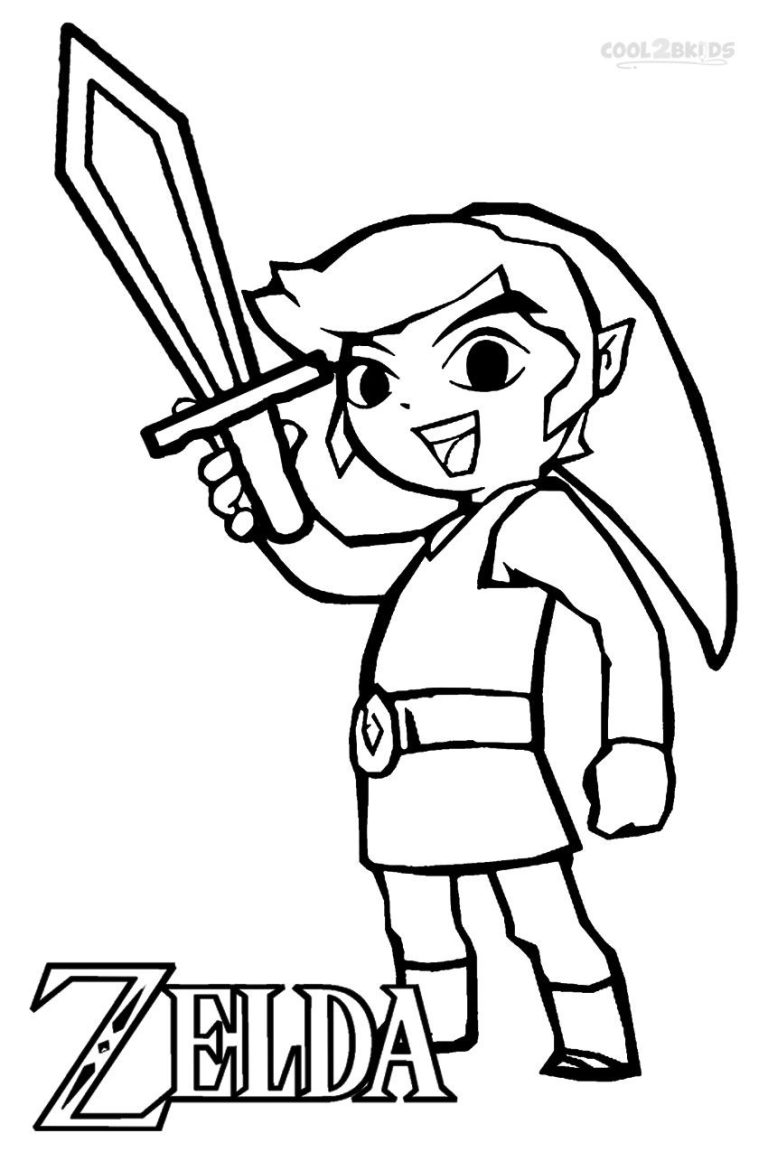 Zelda Coloring Pages Free