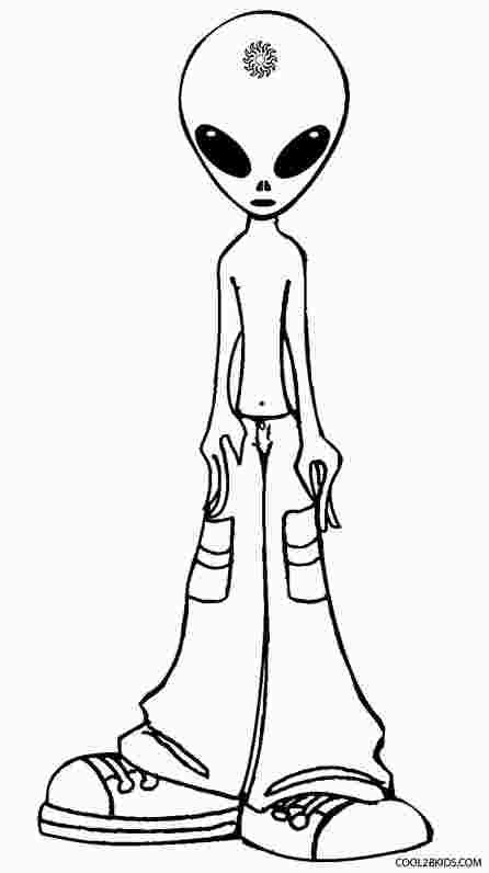 Cool Alien Coloring Pages