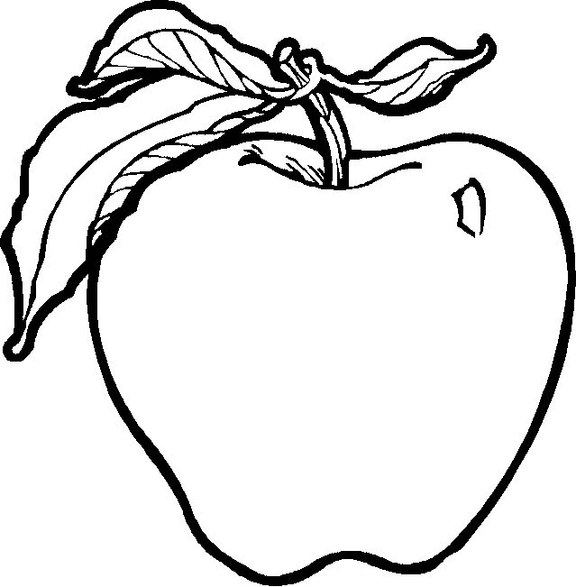 Fruits And Vegetables Drawing For Colouring