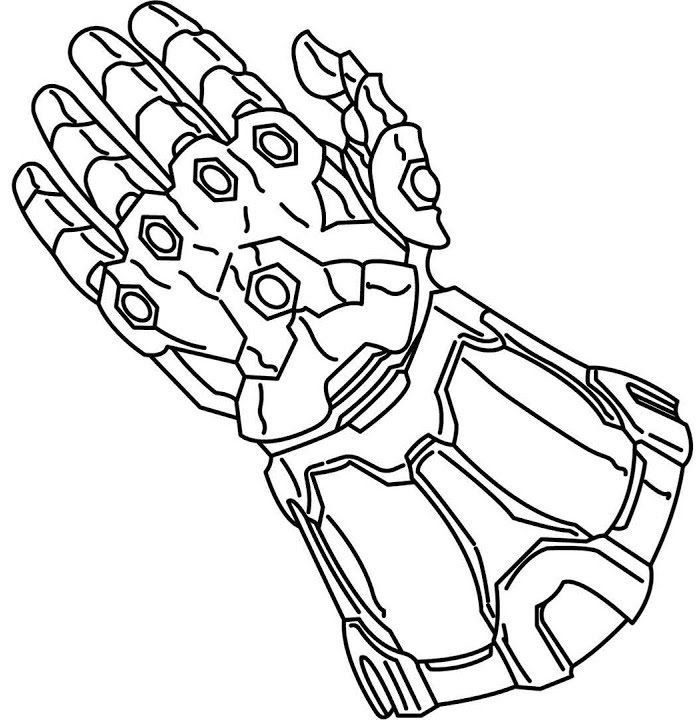 Thanos Coloring Pages Infinity War
