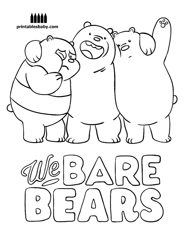 Bear Coloring Pages Pdf