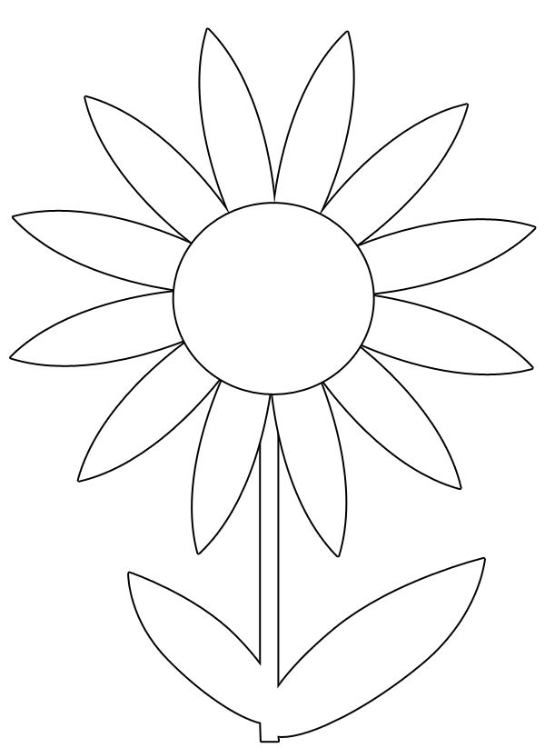 Flower Spring Coloring Sheets
