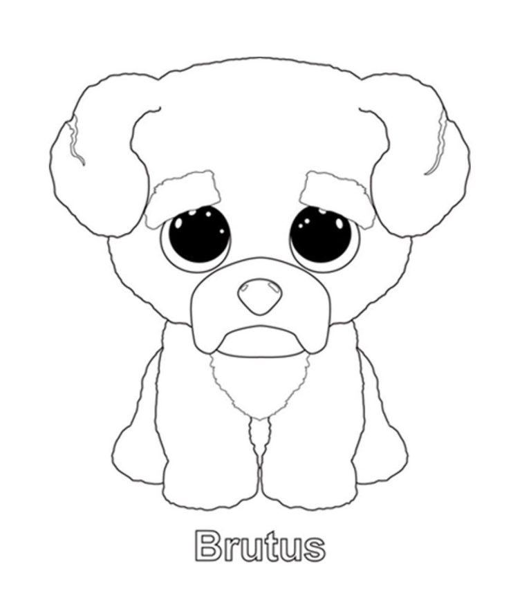 Beanie Boo Coloring Pages For Kids