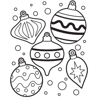 Simple Ornament Coloring Pages
