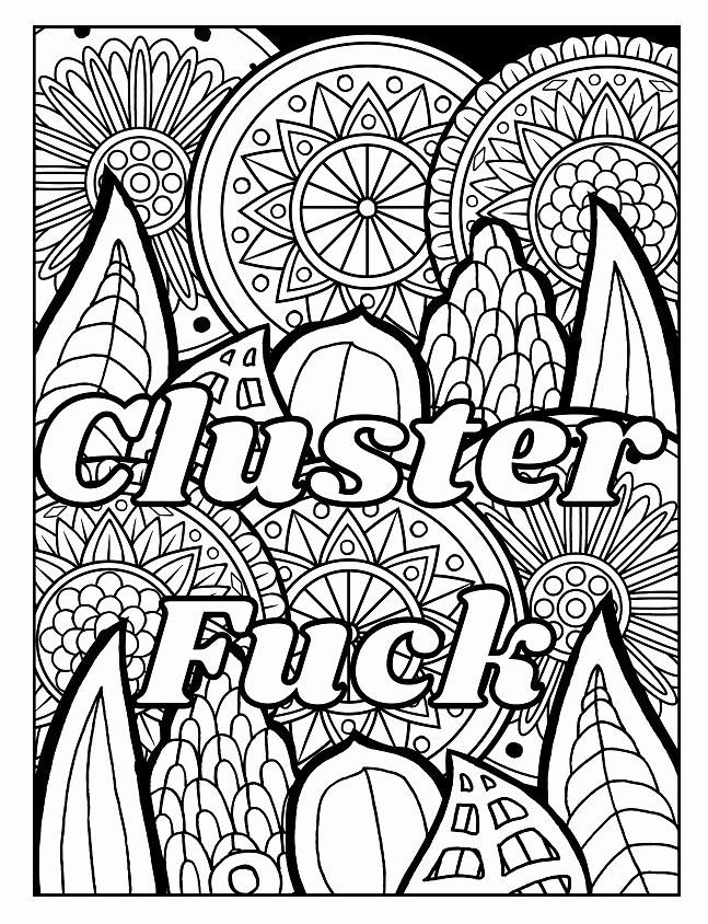 Curse Word Coloring Pages