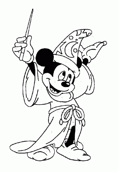 Mickey Mouse Coloring Pages For Free
