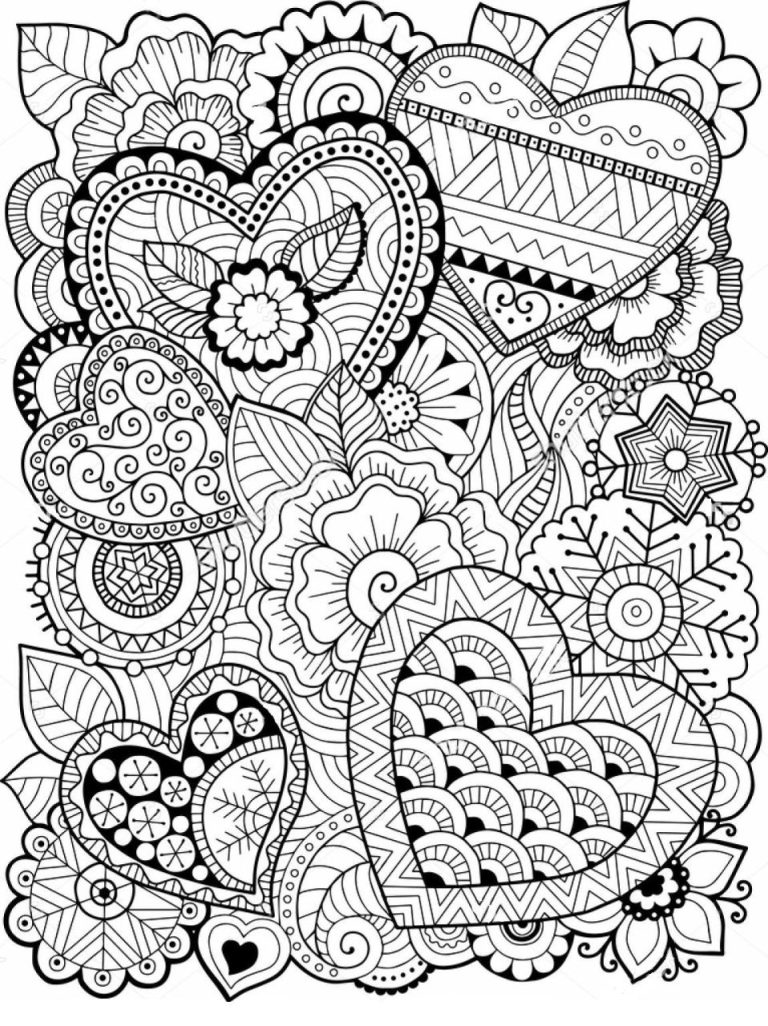 Zentangle Coloring Pages For Adults