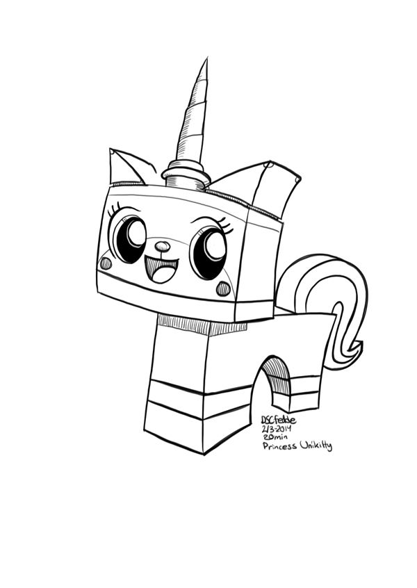 Unikitty Lego Movie Coloring Pages
