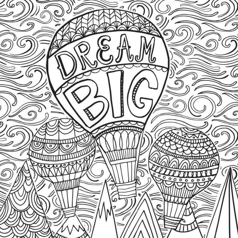 Anxiety Stress Relief Coloring Pages