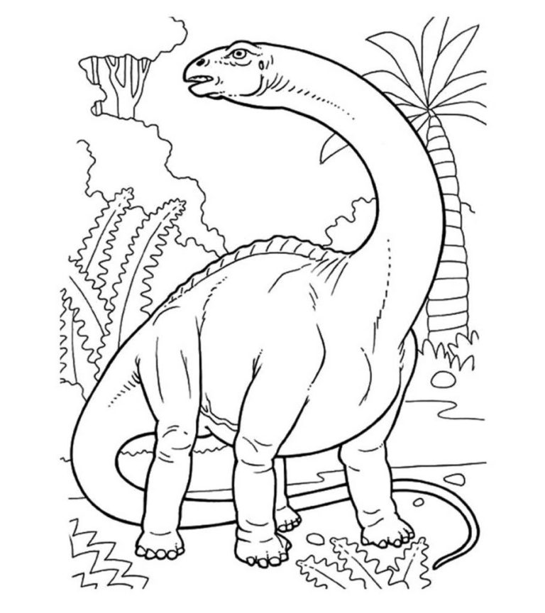 Printable Dinosaur Coloring Pages Kids