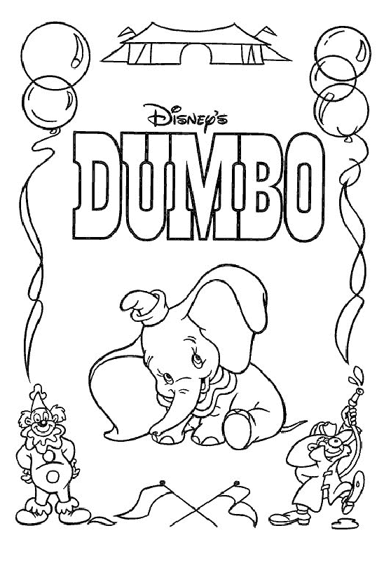 Dumbo Coloring Pages To Print