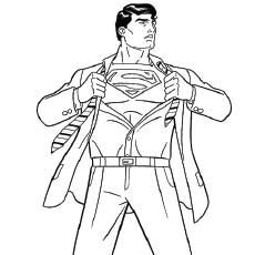 Superman Coloring